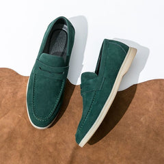 Zapatos Sin Cordones Hombre Punta Fina Tacón Chunky | Tallas 38-47