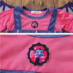 Vestido Princesa Niña Manga Corta Algodón | Tallas 100-140cm