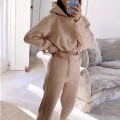 Conjunto Deportivo Mujer 2 Piezas Sudadera Pantalon Fitness