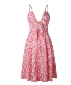 Vestido Verano Mujer Espalda Descubierta con Tirantes