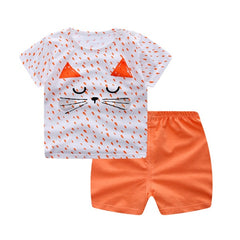 Conjunto Ropa Bebé Verano Animales – Algodón