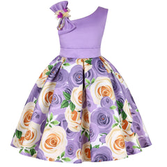 Vestido Niña Princesa Estampado | Tallas 100-150cm