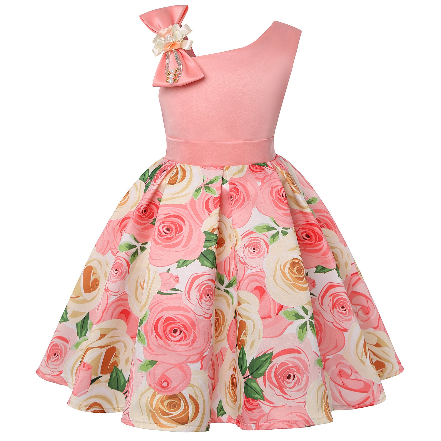 Vestido Niña Princesa Estampado | Tallas 100-150cm