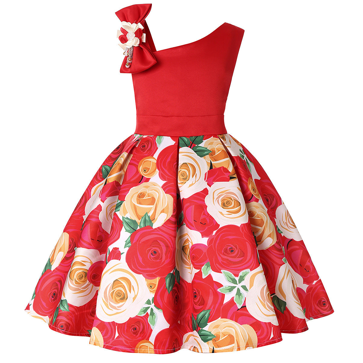 Vestido Niña Princesa Estampado | Tallas 100-150cm