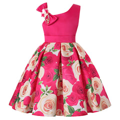 Vestido Niña Princesa Estampado | Tallas 100-150cm