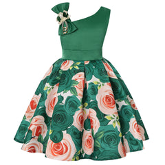 Vestido Niña Princesa Estampado | Tallas 100-150cm