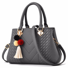 Bolso de Mano Mujer Bandolera PU Multiples Compartimentos