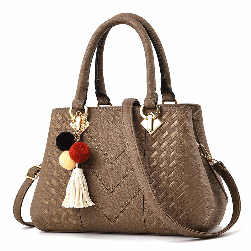Bolso de Mano Mujer Bandolera PU Multiples Compartimentos