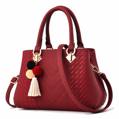 Bolso de Mano Mujer Bandolera PU Multiples Compartimentos