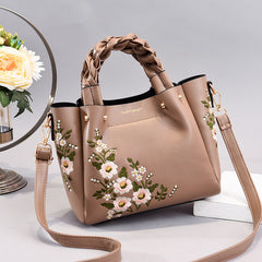 Bolso Tote Mujer Piel PU - Bolso Hombro con Cordón 8 Colores