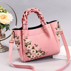 Bolso Tote Mujer Piel PU - Bolso Hombro con Cordón 8 Colores