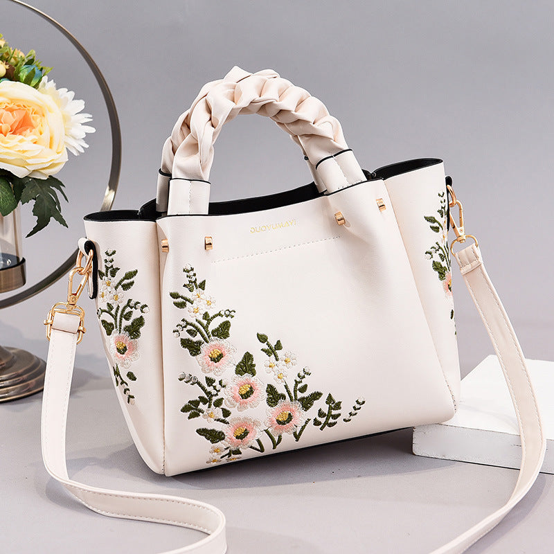 Bolso Tote Mujer Piel PU - Bolso Hombro con Cordón 8 Colores