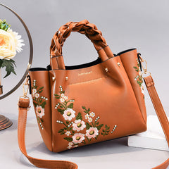 Bolso Tote Mujer Piel PU - Bolso Hombro con Cordón 8 Colores