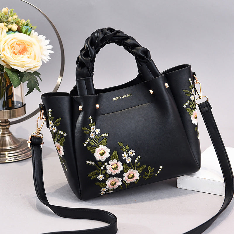 Bolso Tote Mujer Piel PU - Bolso Hombro con Cordón 8 Colores