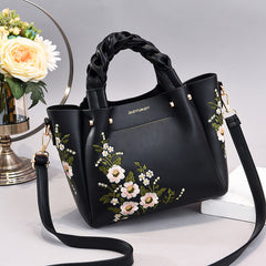 Bolso Tote Mujer Piel PU - Bolso Hombro con Cordón 8 Colores