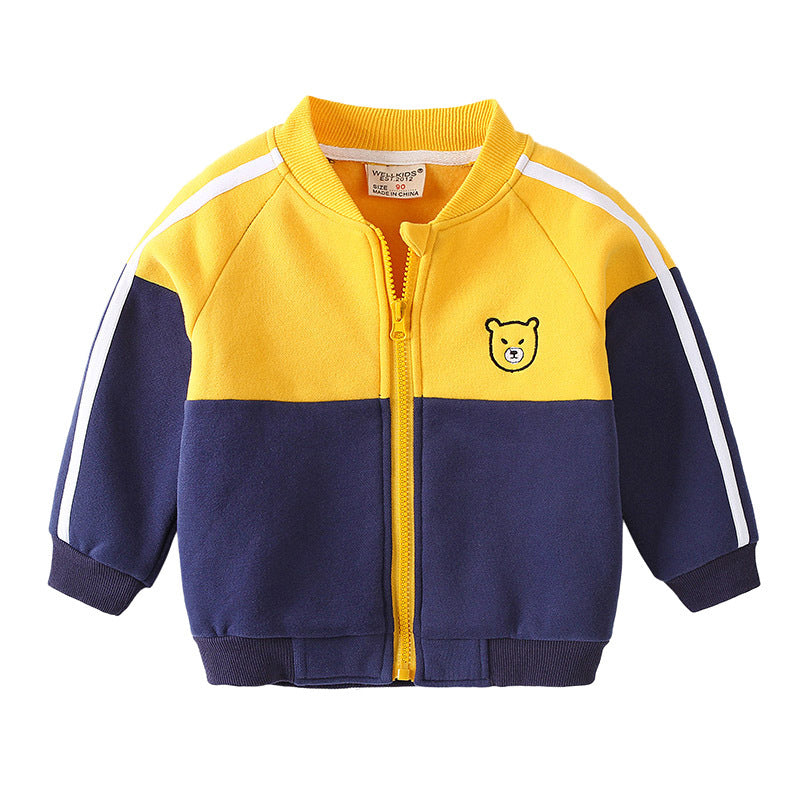 Chaqueta Béisbol Niño Uniforme Algodón 90-130cm
