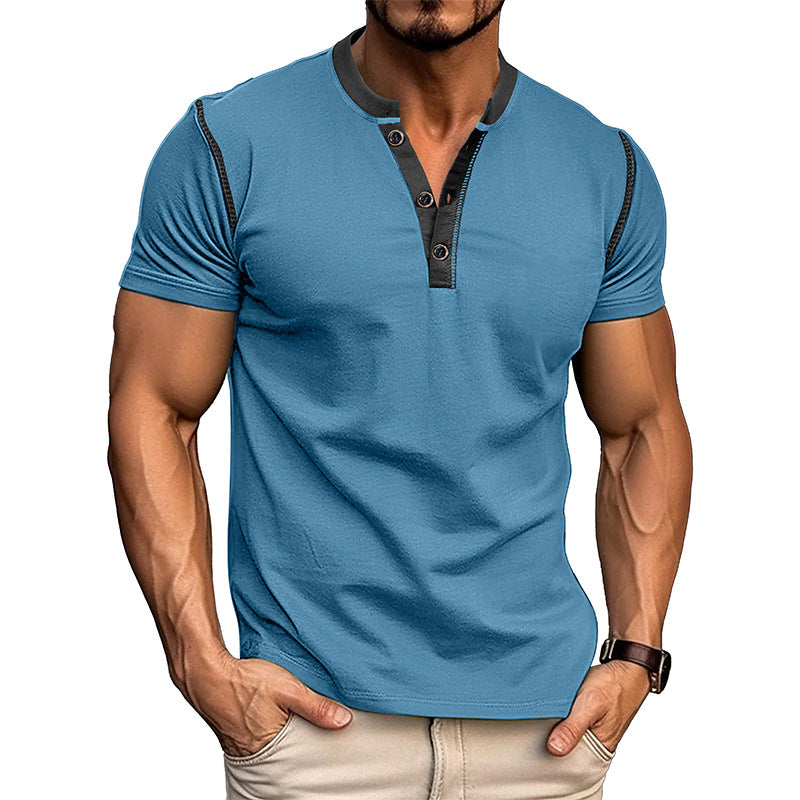 Polo Hombre Manga Corta | Camiseta V Verano Colores S-XXL
