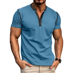 Polo Hombre Manga Corta | Camiseta V Verano Colores S-XXL