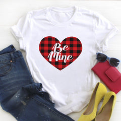 Camiseta Pareja Letras Personalizadas Unisex Modal