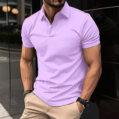 Polo Manga Corta Hombre | Color Solido | Tallas S-3XL