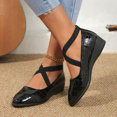 Zapatos Cuña Mujer Punta Cerrada Elegantes