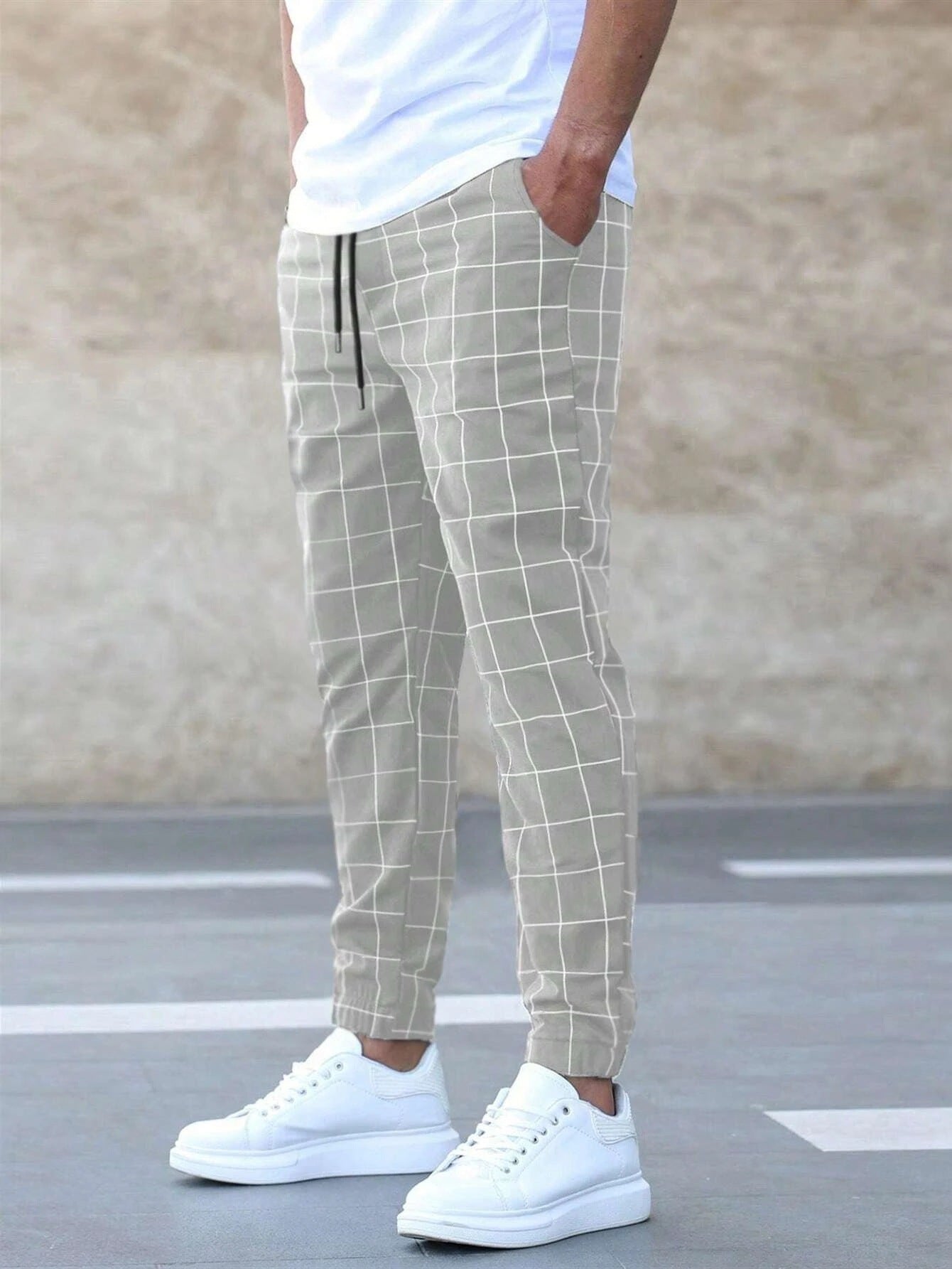 Pantalones Casuales Hombre Algodón – Corte Recto