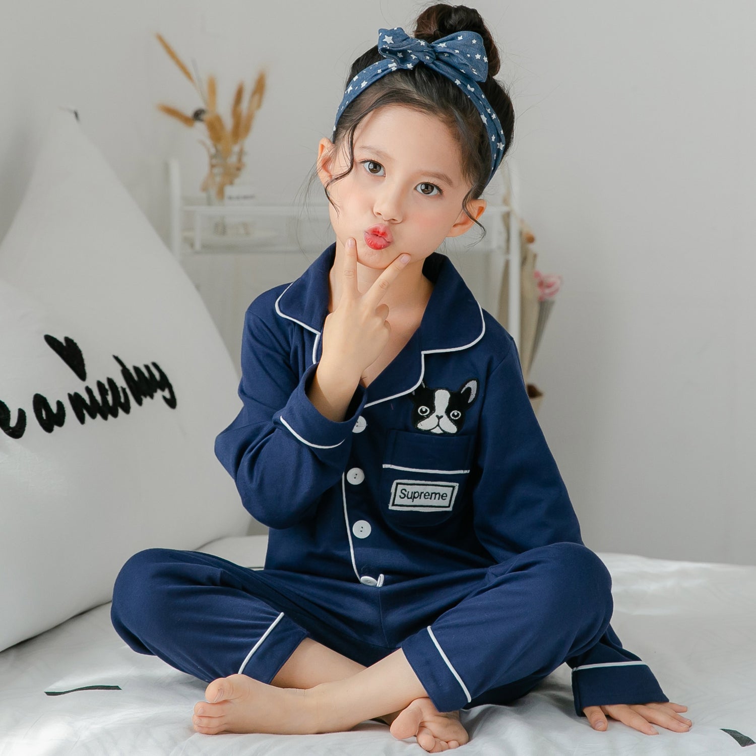 Pijama Algodón Niños - Rayas, Tallas 8+ años