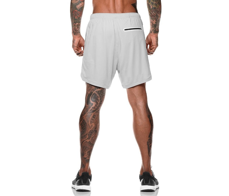 Pantalon Corto Compresion Deportivo con Bolsillo Hombre