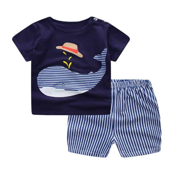 Conjunto Ropa Bebé Verano Animales – Algodón