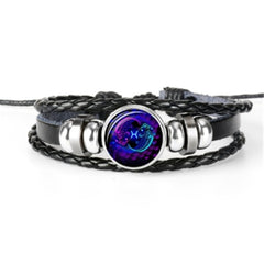 Pulsera Zodiaco Constelacion Luminosa Trenzada 12 Signos