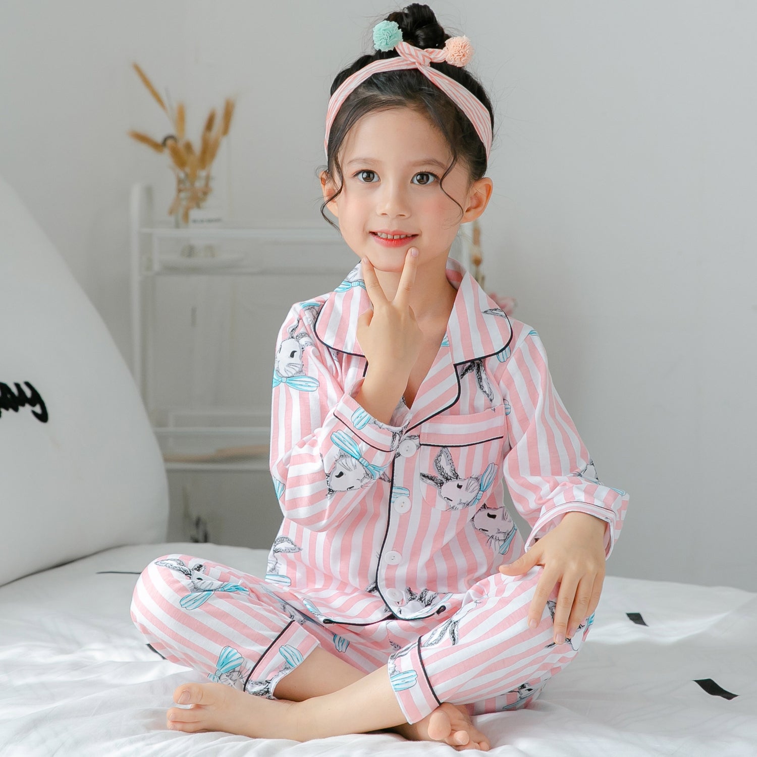 Pijama Algodón Niños - Rayas, Tallas 8+ años