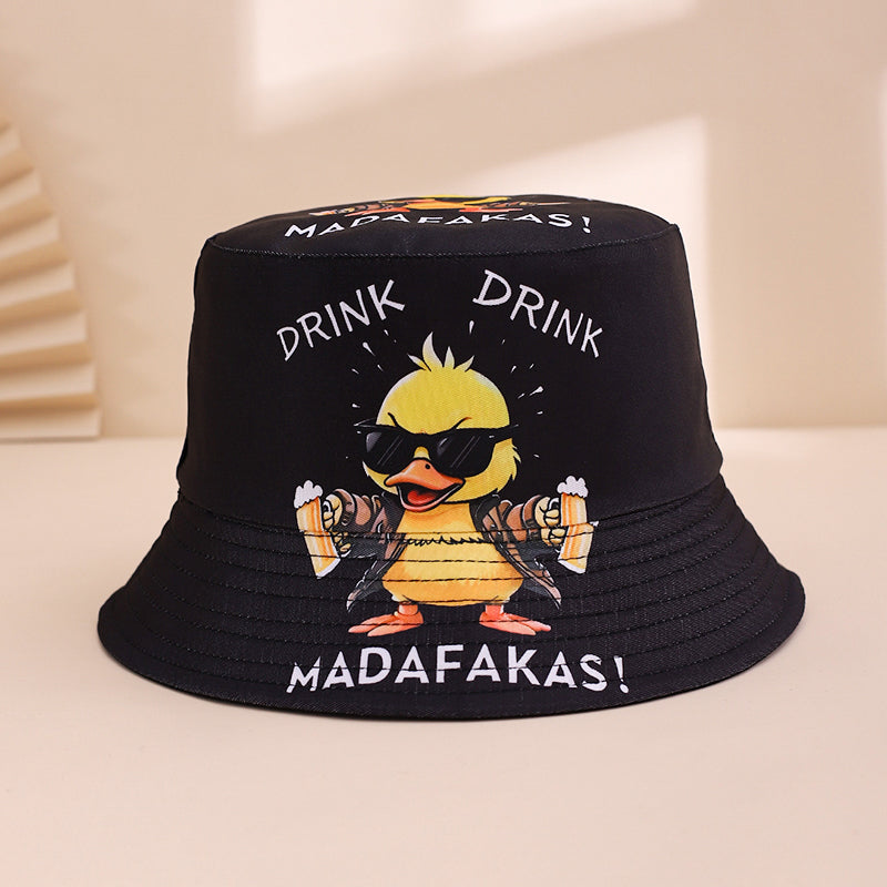 Gorro Unisex Estampado Pato Amarillo Fiesta Tendencia