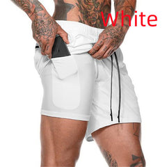 Pantalon Corto Compresion Deportivo con Bolsillo Hombre