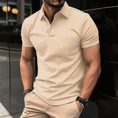 Polo Manga Corta Hombre | Color Solido | Tallas S-3XL