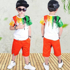 Conjunto Niño Verano — Camiseta + Pantalón Corto 2 Piezas