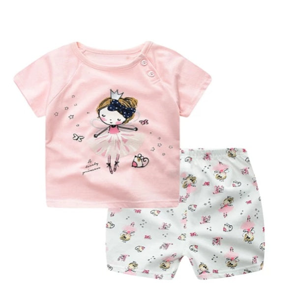 Conjunto Ropa Bebé Verano Animales – Algodón