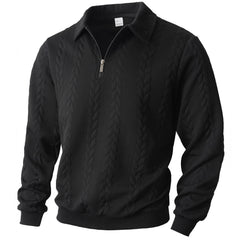 Sudadera hombre media cremallera casual deportiva