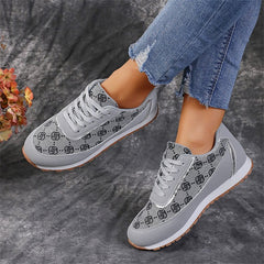 Zapatillas Florales Mujer Planas - Sneakers Casual Ligeras