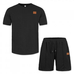Conjunto Hombre Camiseta Shorts Jacquard | Verano