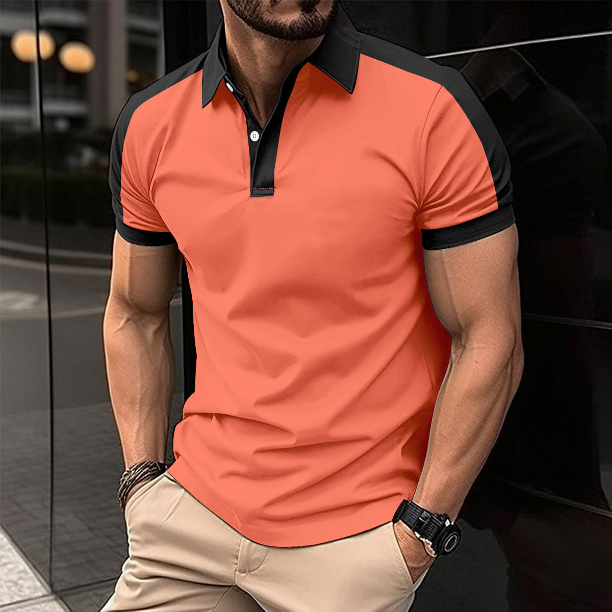 Polo Shirt Hombre Manga Corta | Verano Casual Business