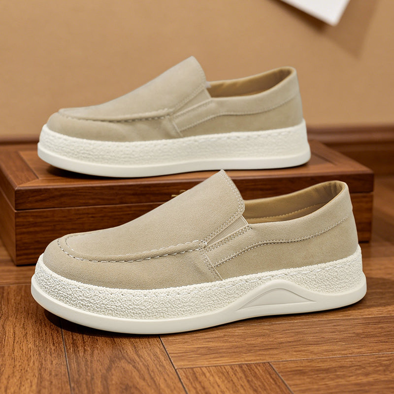 Zapatillas Casuales Sin Cordones Hombre - Sneakers Retro Transpirables