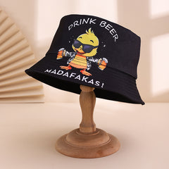 Gorro Unisex Estampado Pato Amarillo Fiesta Tendencia