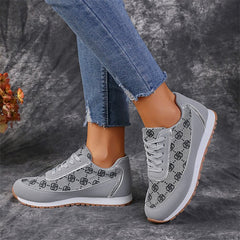 Zapatillas Florales Mujer Planas - Sneakers Casual Ligeras