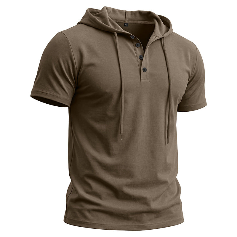 Camiseta Manga Corta Hombre Deporte Fitness Algodon