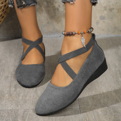 Zapatos Cuña Mujer Punta Cerrada Elegantes