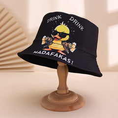 Gorro Unisex Estampado Pato Amarillo Fiesta Tendencia