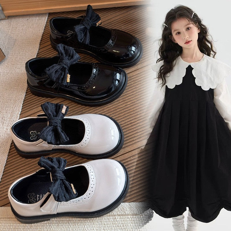 8390814204ec1f125d4ed058a56fb667Zapatos Mary Jane Niña con Lazo - Planos Elegantes Primavera