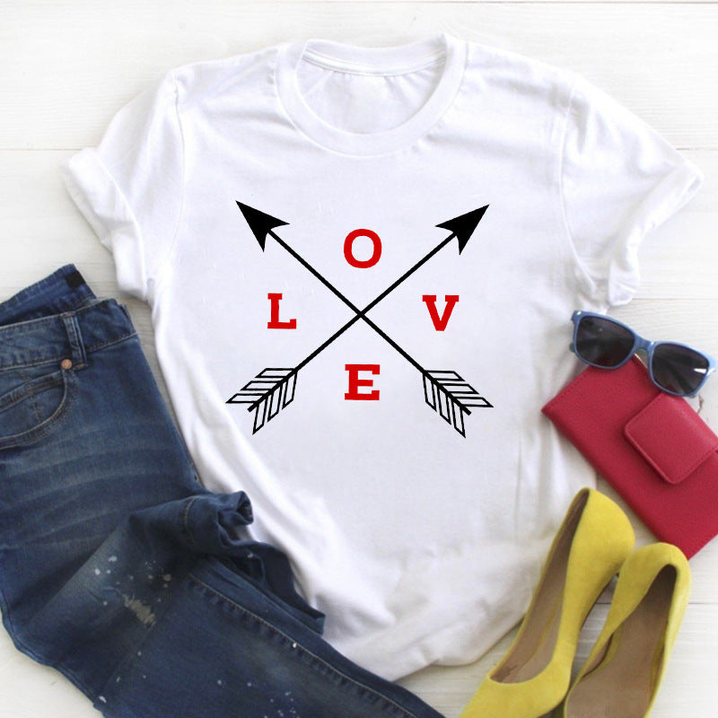 Camiseta Pareja Letras Personalizadas Unisex Modal