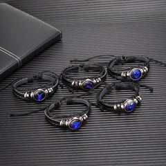 Pulsera Zodiaco Constelacion Luminosa Trenzada 12 Signos