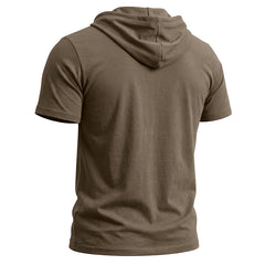 Camiseta Manga Corta Hombre Deporte Fitness Algodon